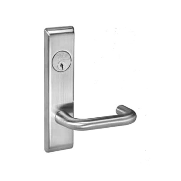Yale Mortise Dormitory Lock, CRCN Trim, Satin Chrome - CRCN8822FL 626