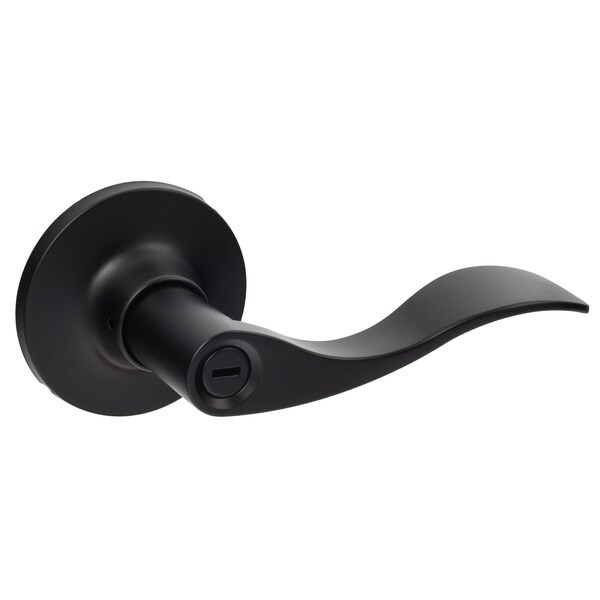 Sure-Loc Hardware Sure-Loc Hardware Snowbird Privacy Lever, Flat Black - SB102 FBL