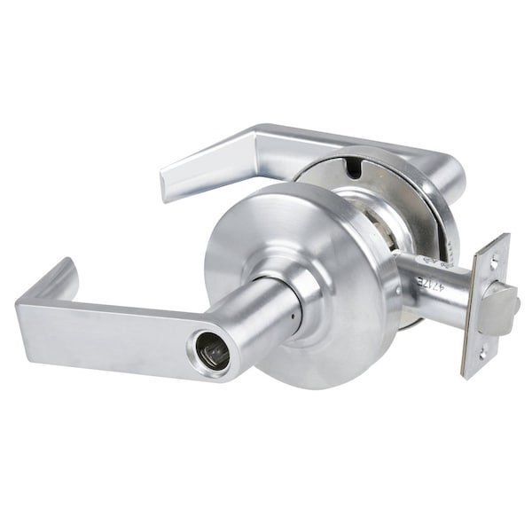 Schlage Grade 1 Entrance Lock, Rhodes Lever, Less Cylinder, Extended Equally for 2-1/4-in Door, Satin Chrome - ND53LD RHO 626 EE214