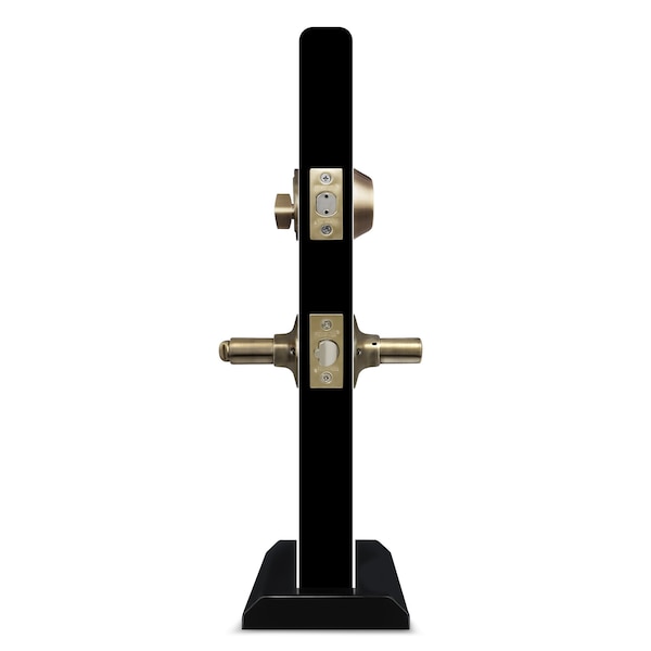 Premier Lock Entry Door Lever Combo Lock Set with Deadbolt Set of 12, Keyed Alike, Antique Brass, 12PK - LED04-12
