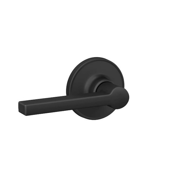 Schlage Residential - J Series Schlage Residential Passage Lock Solstice Lever with 16254 Latch and 10101 Strike Matte Black - J10SOL622