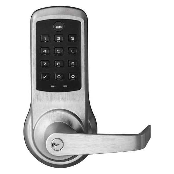 Assa Abloy Accentra Electronic Keyless Lock, Push Button - AU-NTB612-NR- 3804-LA-626