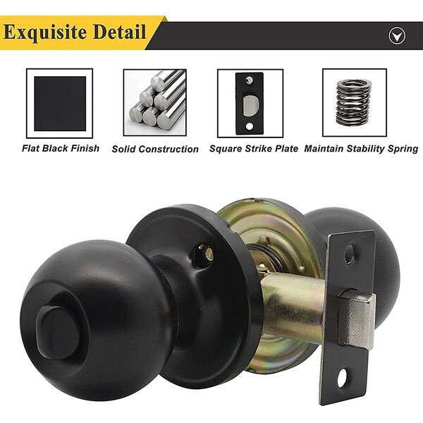 American Imaginations 3-in. W Door Lock_ - AI-36317