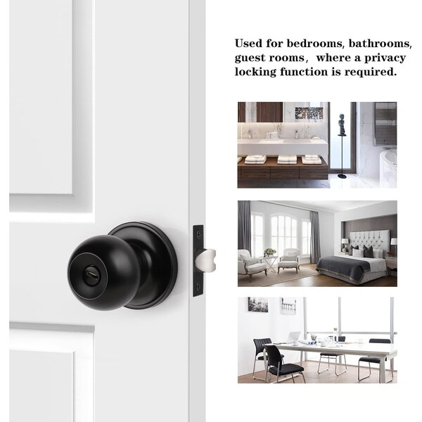 American Imaginations 3-in. W Door Lock_ - AI-36317