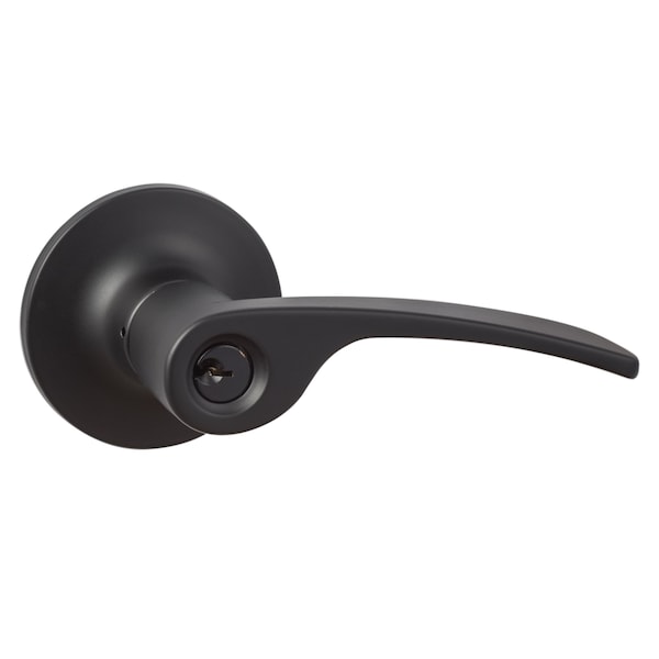 Sure-Loc Hardware Sure-Loc Hardware Edge Entry Lever, Grade 2, Flat Black - EG107 FBL