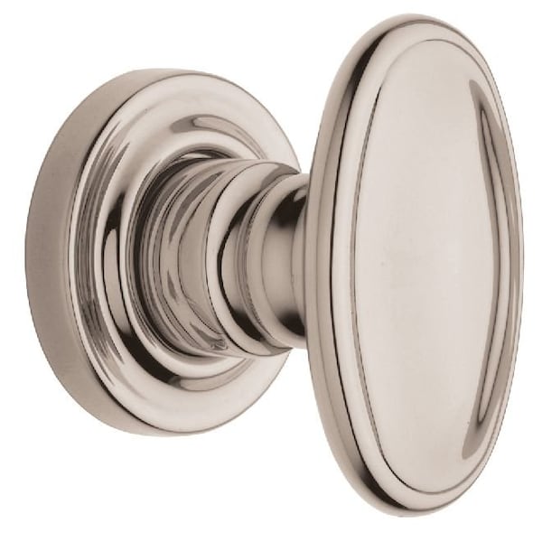 Baldwin Estate Baldwin Preconfigured 5057 Knob with 5048 Rose Half Dummy Lock Lifetime Bright Nickel Finish - 5057055IDM