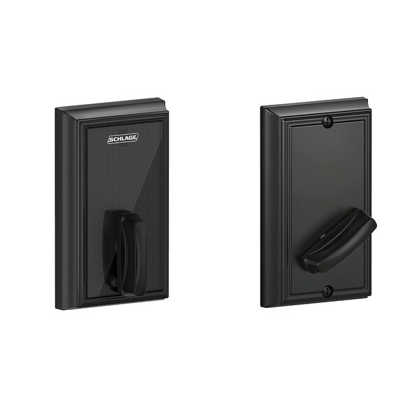 Schlage Electronics Schlage Electronic Addison Control Keyless Smart Fire Rated Deadbolt with 12398 Latch and 10116 - BE467FADD622