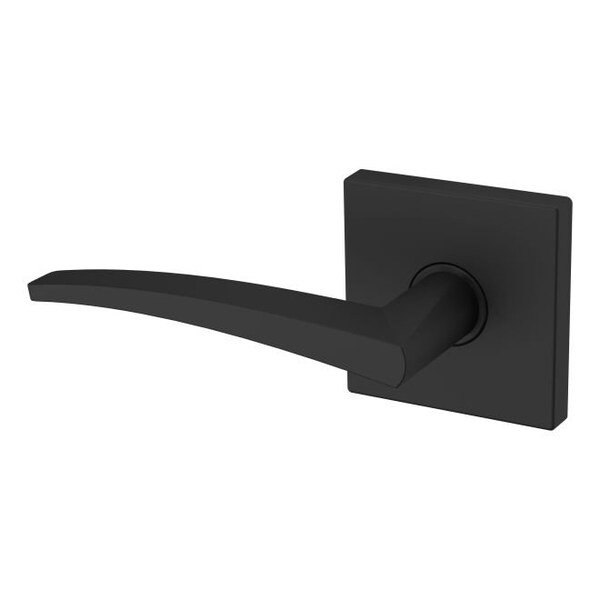 Baldwin Estate Baldwin Preconfigured L022 Lever with R017 Rose Left Hand Half Dummy Lock Satin Black Finish - - L022190LDM