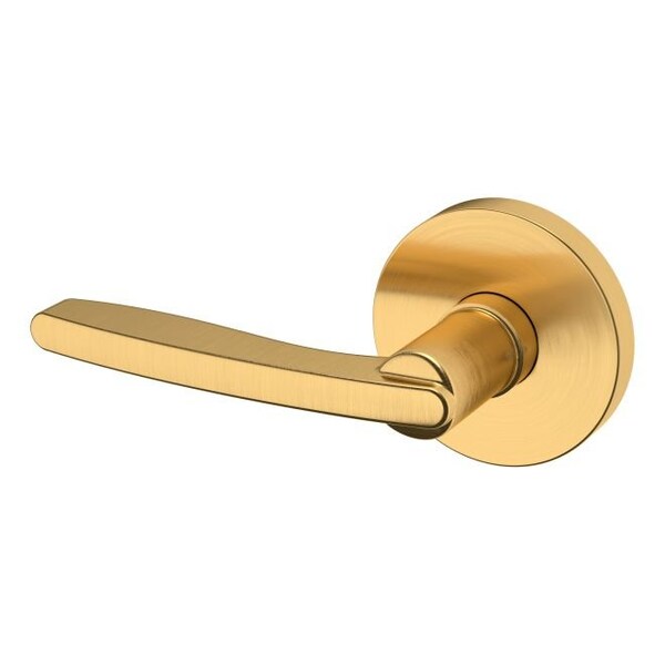 Baldwin Estate Baldwin Preconfigured 5164 Lever with 5046 Rose Left Hand Half Dummy Lock Lifetime Satin Brass - 5164044LDM