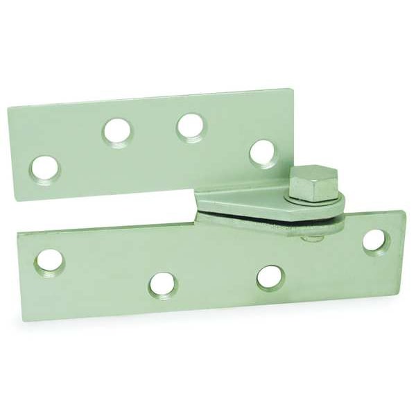 Zoro Select Pivot Hinge, 9999, Full Surface Mounting, 4 1/2 in Leaf W x 6 1/2 in Leaf H, zinc plated - 1VZU5