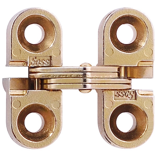 Soss Concealed Hinge, Zamac/Steel Material, PR - 100CUS4