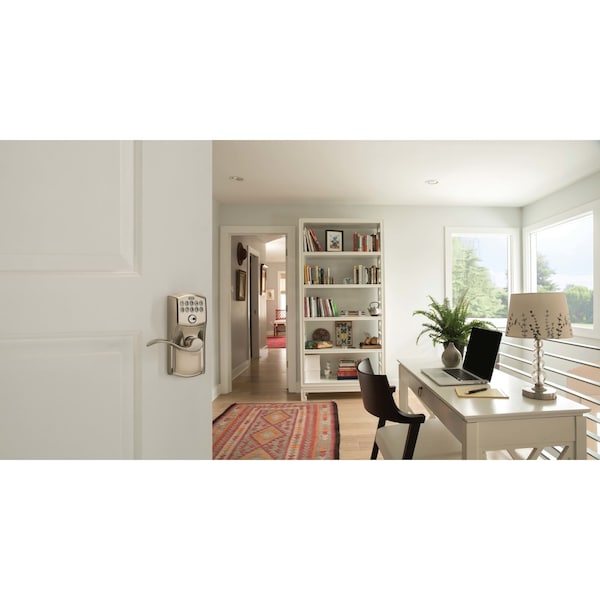 Schlage Schlage Satin Nickel Steel Electronic Keypad Entry Lock - FE595VCAMACC619