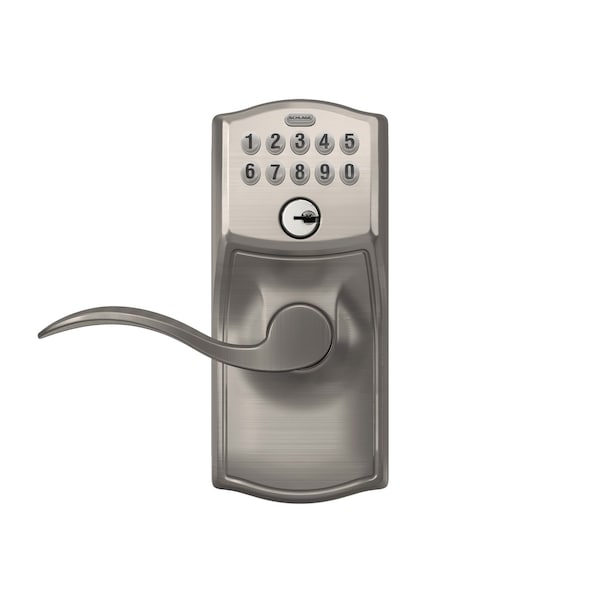 Schlage Schlage Satin Nickel Steel Electronic Keypad Entry Lock - FE595VCAMACC619