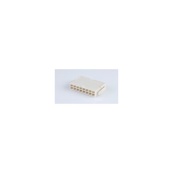 Molex MINI FIT JR PLUG HOUSING 16CKT V0 W/EARS - 39-01-2166