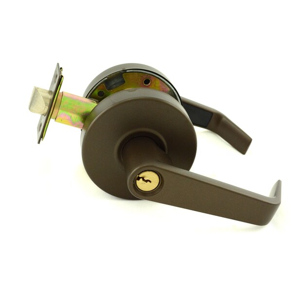 Yale Commercial Office Entry Augusta Lever Grade 2 Cylindrical Lock with Para Keyway, MCD234 Latch, and - AU4607LN613E