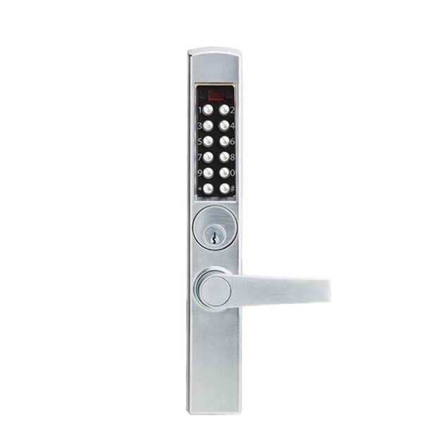 Dormakaba Kaba: Eplex E3200, Mortise Deadlatch, Lever, Schlage "C" Keyway - KABA-E3265MSNL62641