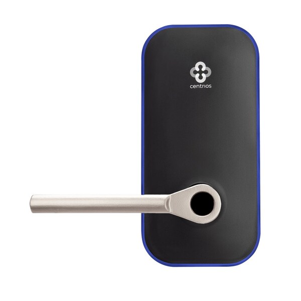 Centrios Grade 1 Smart Bluetooth Cylindrical Lock, Taylor Bay, Key-in Lever, Less Cylinder, Satin Nickel - CEB100-TB-619-LC