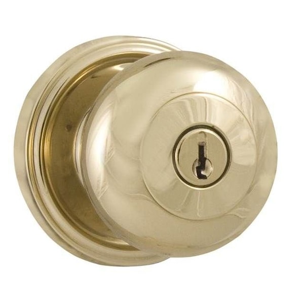 Weslock Impresa Entry Lock Adjustable Latch and Full Lip Strike Lifetime Brass - 00640IBI3SL23