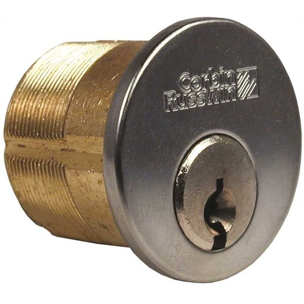 Corbin Russwin 1 1/8 in. MORTISE CYLINDER 981 in.0 in. BITTED 626 Dull Chrome - 1000-118-A01-6-981 626
