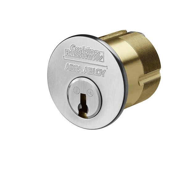 Corbin Russwin 1 1/8 in. MORTISE CYLINDER 981 in.0 in. BITTED 626 Dull Chrome - 1000-118-A01-6-981 626