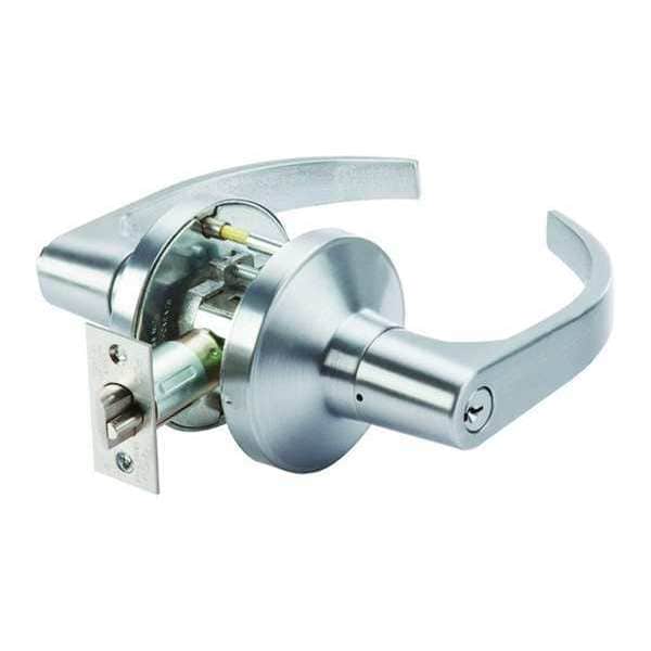 Pdq Door Lever Lockset, BSN Curved Style - GP 115 BSN 626 234 ASA  SCC