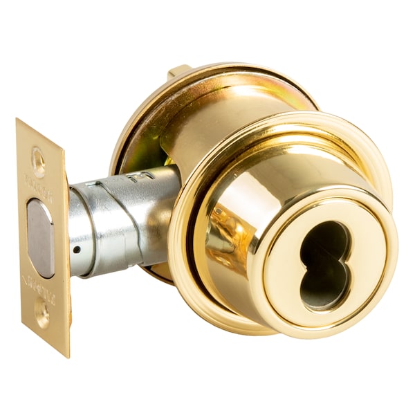 Falcon Grade 2 Single Cylinder Deadbolt, SFIC Housing Less Core, US3 - D241B 605