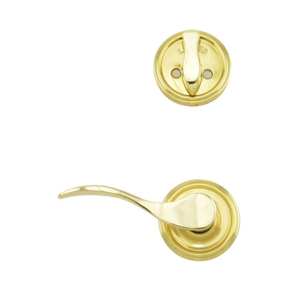 Weslock RH Bordeau INT SGL CYL HSET Trim Lexington or Colonial Bright Brass - R2100--U3SL20
