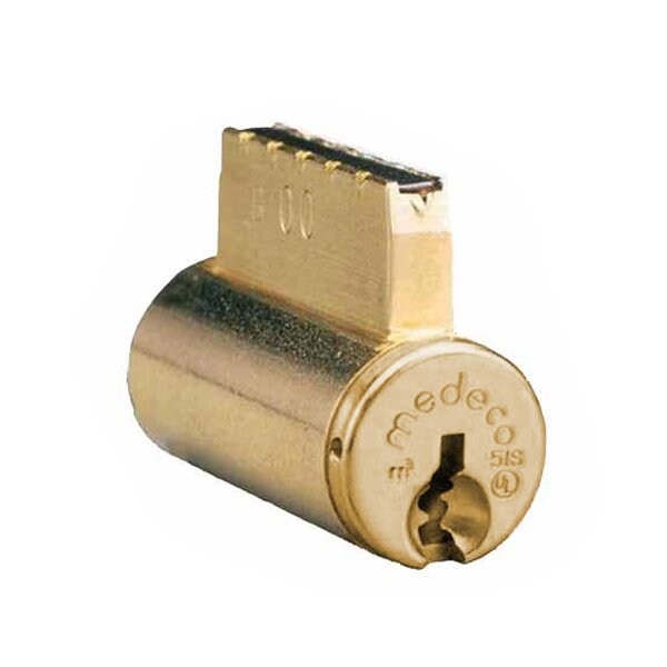 Medeco 6-PIN CYLINDER, HIGH SECURITY KIK/KILDL KWY SUB-ASSEMBLED W/SLIDER, DISTRIBUTOR KEYWAY-SATIN - 20-T200S1-06-DLQ