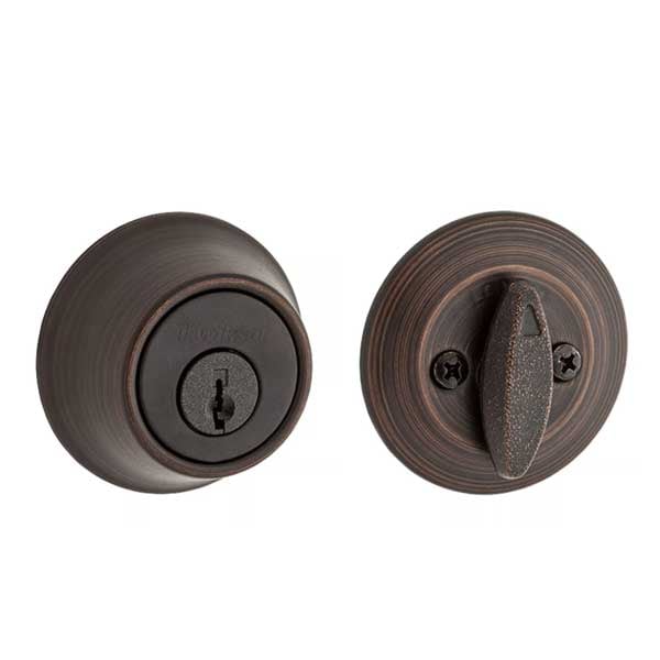 Kwikset Kwikset: 660 Single Cylinder Deadbolt / Venetian Bronze - KWS-660-11P