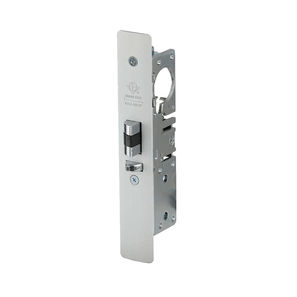 Adams Rite Standard Duty Retrofit Deadlatch, Flat Faceplate, 1-1/8 In. Backset, 4-5/8 In. Flat Mortised Strike,  - 4530-35-101-313