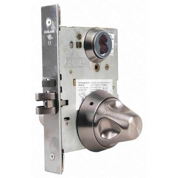 Schlage Door Lever Lockset, Mechanical, Mortise - L9070BD SK1 630