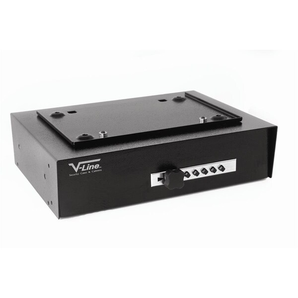 V-Line V-Line 3912-S BLK Hide Away Keyless Security System for Valubles and Firearms - Black - 3912-S BLK