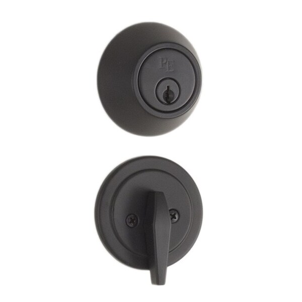 Weslock Single Cylinder Deadbolt Keyed Alike 2 Matte Black Finish - 00271-2-2FR22