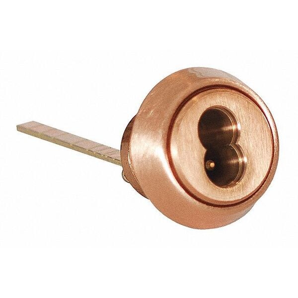 Best Rim Cylinder, Satin Bronze, 0 Pins - 12E72S2RP612