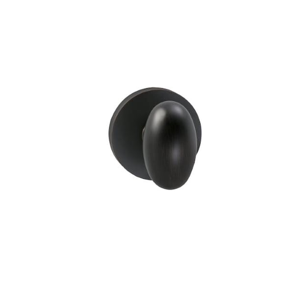 Omnia Knob Modern Rose Privacy 2-3/8" Backset, T Strike Tuscan Bronze 434 - 434MD/238T.PRTB