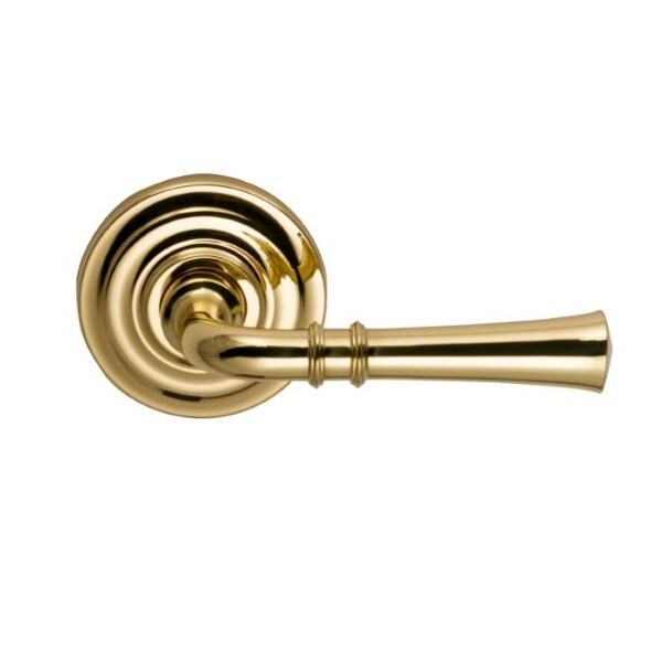 Omnia Lever with Traditional Rose Single Dummy Lever Bright Brass 785 - 785TD/0.SD3