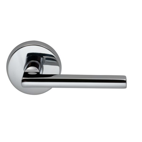 Omnia Lever Passage 2-3/4" Backset, T Strike, 1-3/4" Doors Bright Chrome 943 - 943/00C.PA2