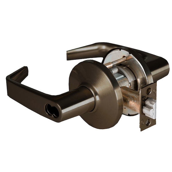 Best Grade 1 Institutional Cylindrical Lock, 15 Lever, D Rose, SFIC Less Core, Oil-Rubbed Bronze Finish,  - 9K57W15DSTK613