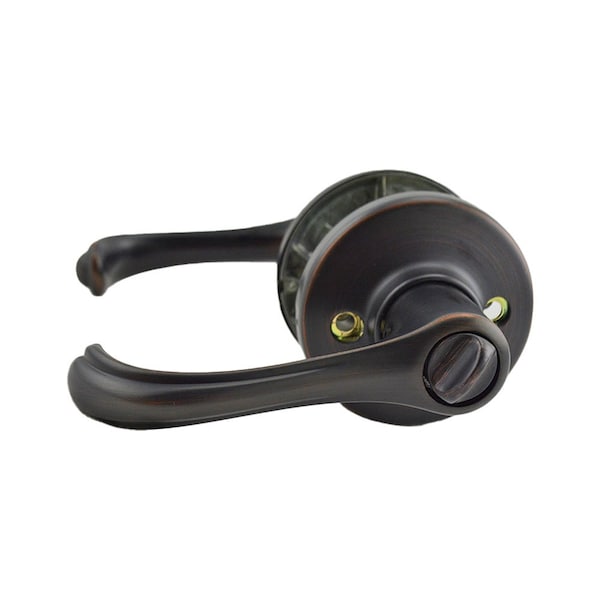 Kwikset Dorian Lever Entry Door Lock SmartKey , New Chassis and 6AL Latch, RCS Strike Venetian Bronze Finish - 405DNL-11PS