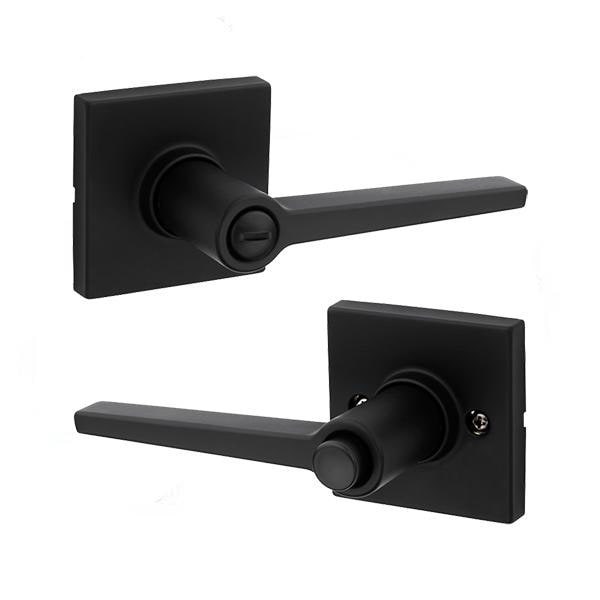 Kwikset Kwikset: Daylon Lever Bed/Bath Satin Black Finish - KWS-SL4000DAL-514