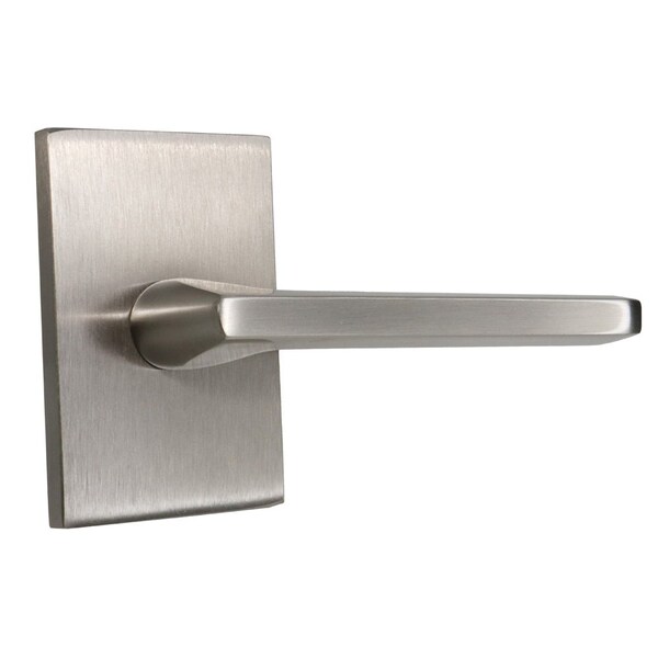 Emtek Helios Lever Right Hand 2-3/8 in Backset w/Radius Latch Strike Passage for 1-1/4 in to 2 in Door - 5112HLOUS15RH.RLS