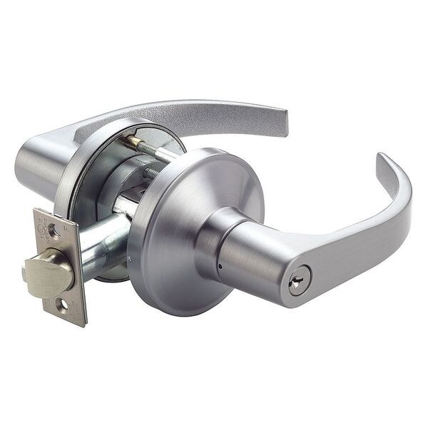 Pdq Lever Lockset, Mechanical, GT Curved - GT115PHL626234ASASFL