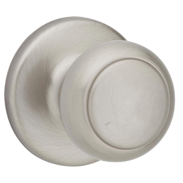 Kwikset Kwikset Cove Satin Nickel Passage Door Knob Right or Left Handed - 92001-509