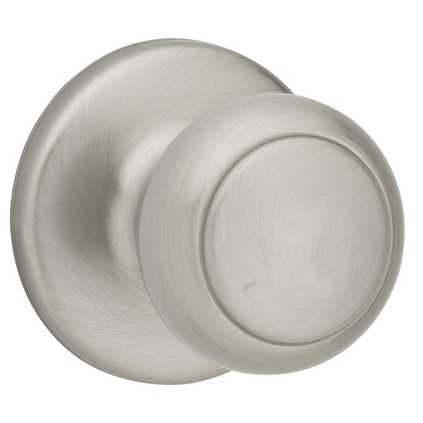 Kwikset Kwikset Cove Satin Nickel Passage Door Knob Right or Left Handed - 92001-509