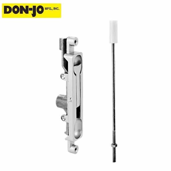 Don-Jo Don-Jo: Aluminum Door Flush Bolt 1551 - DNJ-1551-SL