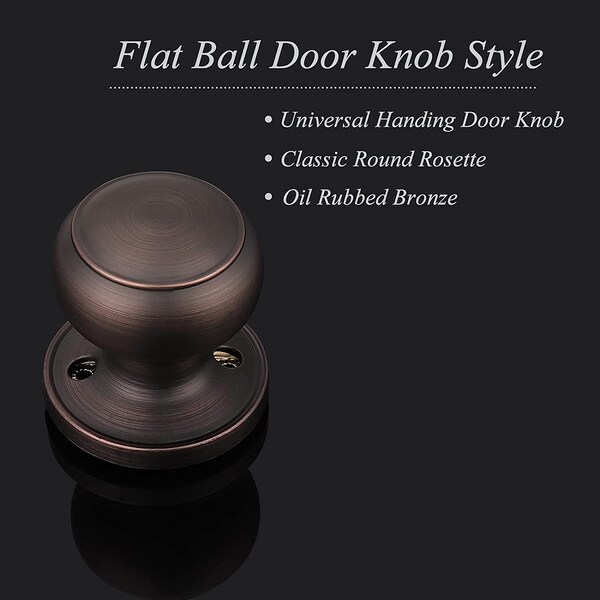 American Imaginations 2.05-in. W Door Knob_ - AI-36289