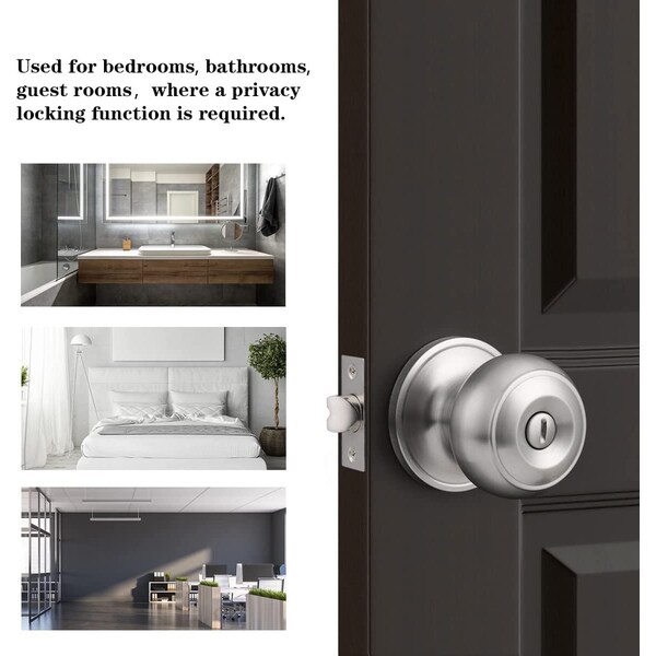 American Imaginations 3-in. W Door Lock_ - AI-36276