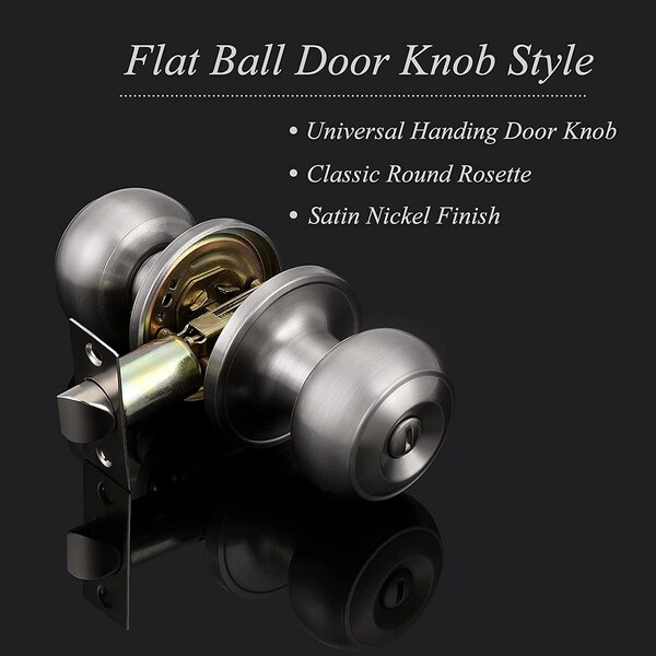 American Imaginations 3-in. W Door Lock_ - AI-36276