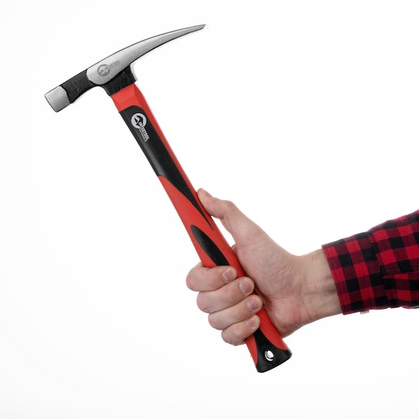 Intertool Brick Hammer, 1 lb., 13 in. Fiberglass Handle - HT08-0240