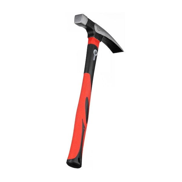 Intertool Brick Hammer, 1 lb., 13 in. Fiberglass Handle - HT08-0240